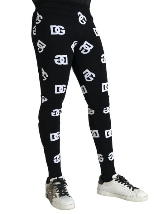 Logo Print Leggings Stijl Pan75061 - Image 2