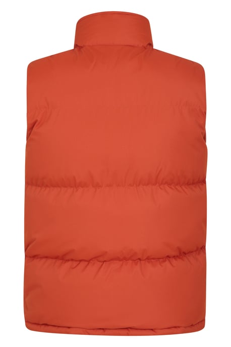 'Rock' Men's Padded Gilet Water Resistant Comfy Insulated Rain Jacket Orange - Image 4