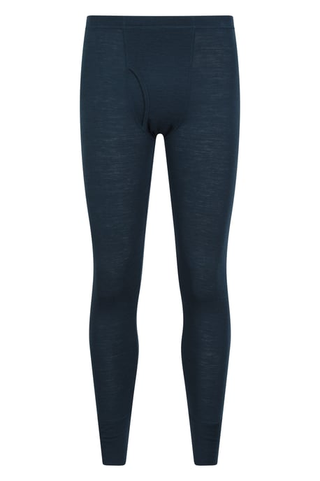 'Merino' Men's Thermal Base Layer Pants Quick Dry Breathable Warm Trousers Navy/Blue - Image 5