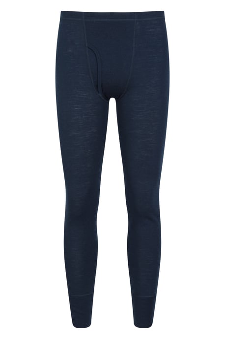 'Merino' Men's Thermal Base Layer Pants Quick Dry Breathable Warm Trousers Navy - Image 6