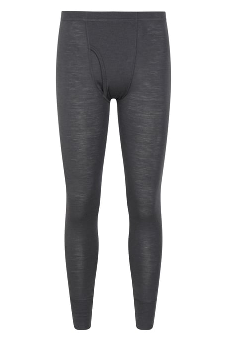 'Merino' Men's Thermal Base Layer Pants Quick Dry Breathable Warm Trousers Dark Grey - Image 5