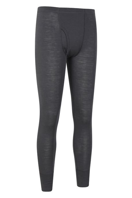 'Merino' Men's Thermal Base Layer Pants Quick Dry Breathable Warm Trousers Dark Grey - Image 6