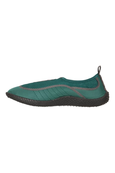 'Bermuda' Men's Aqua Shoe with Mesh Panel Slip On Summer Beach Sandals Navy/Blue - Image 4