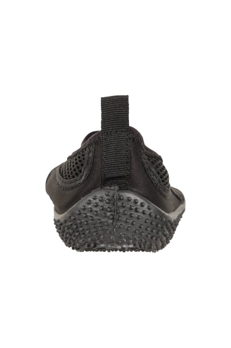 'Bermuda' Women's Aqua Shoe with Top Mesh Panel Slip On Summer Beach Sandals Black - Image 3