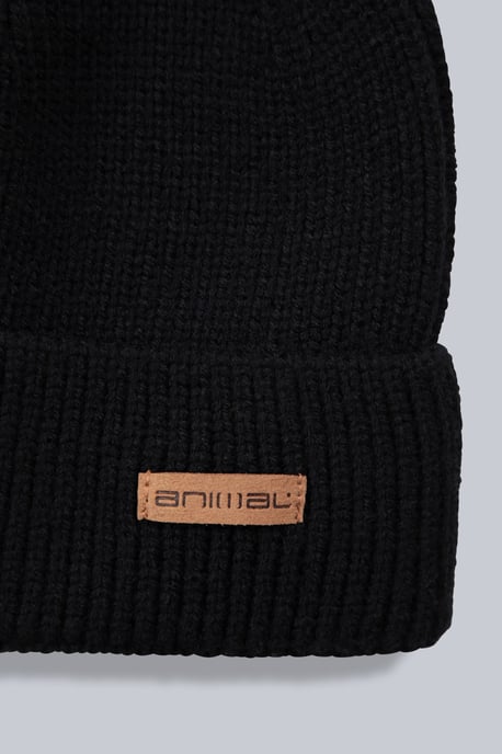 'Rowan' Men's Beanie Warm Cosy Everyday Winter Hat Black - Image 3