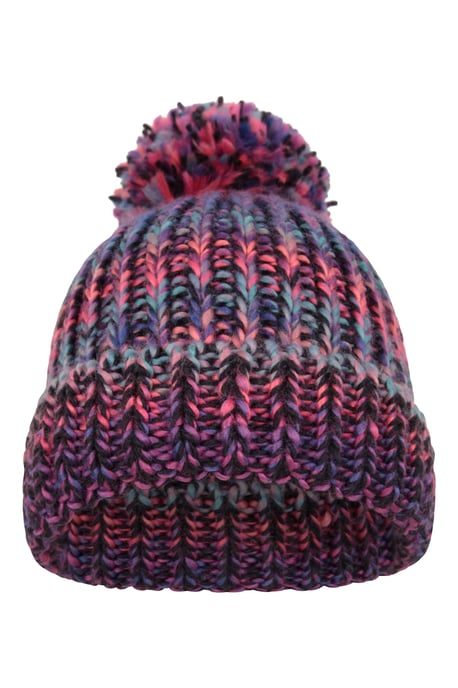 Women's Beanie Everyday Comfy Warm Everyday Winter Hat Purple - Image 6