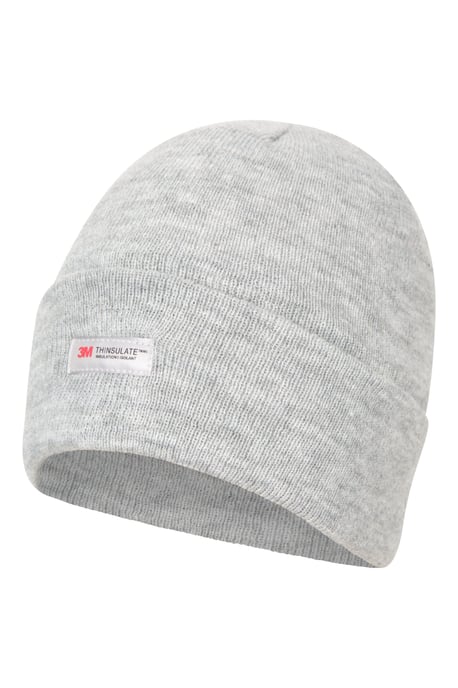 Women's Thinsulate Knitted Beanie Warm Outdoors Winter Hat Light Grey - Image 5