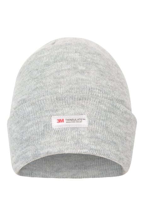 Women's Thinsulate Knitted Beanie Warm Outdoors Winter Hat Light Grey - Image 6