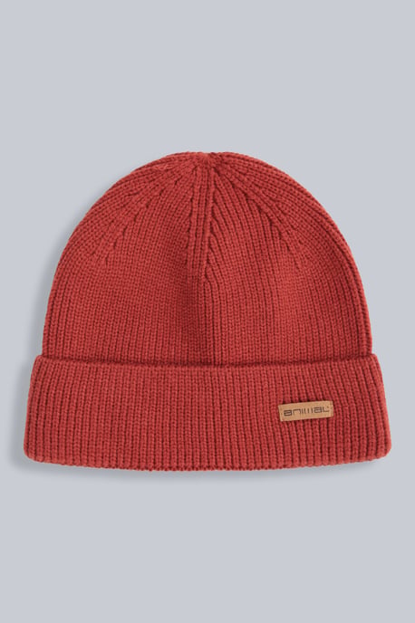'Rowan' Men's Beanie Warm Cosy Everyday Winter Hat Rust - Image 1