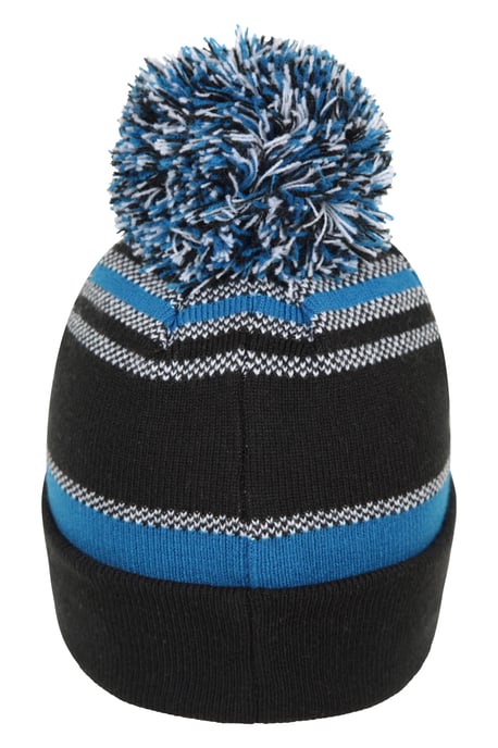 Scotland Men's Pom Beanie Cotton Warm Cosy Everyday Hat Winter Beanie Navy - Image 3