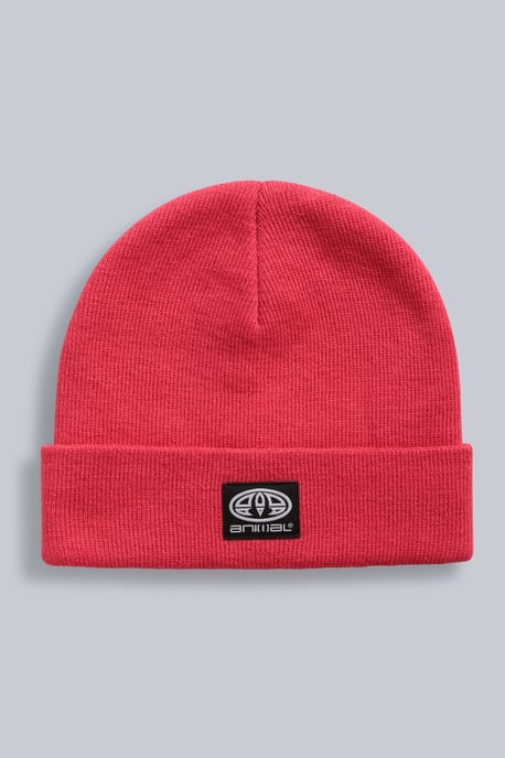 'Harley' Kids Beanie Ribbed Knit Warm Cosy Outdoors Winter Hat Pink - Image 1