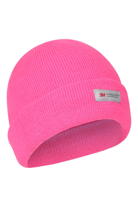 Men's Thinsulate Hat & Glove Set Fleece Lined Warm Cosy Winter Outdoor Wear Pink - Image 2