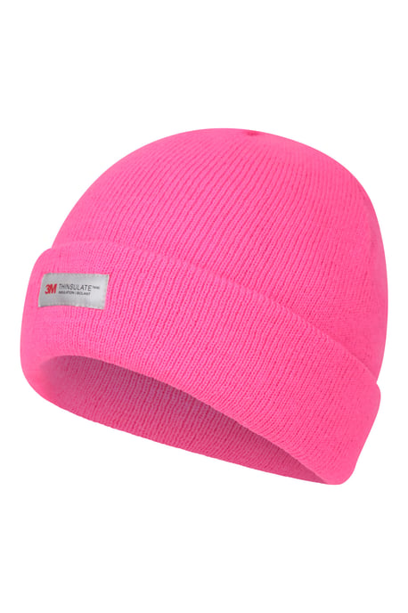 Men's Thinsulate Hat & Glove Set Fleece Lined Warm Cosy Winter Outdoor Wear Pink - Image 5