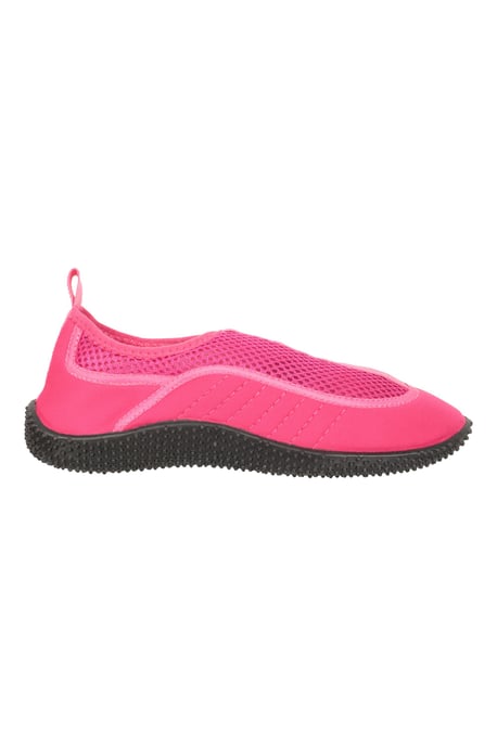 'Bermuda' Women's Aqua Shoe with Top Mesh Panel Slip On Summer Beach Sandals Pink - Image 2