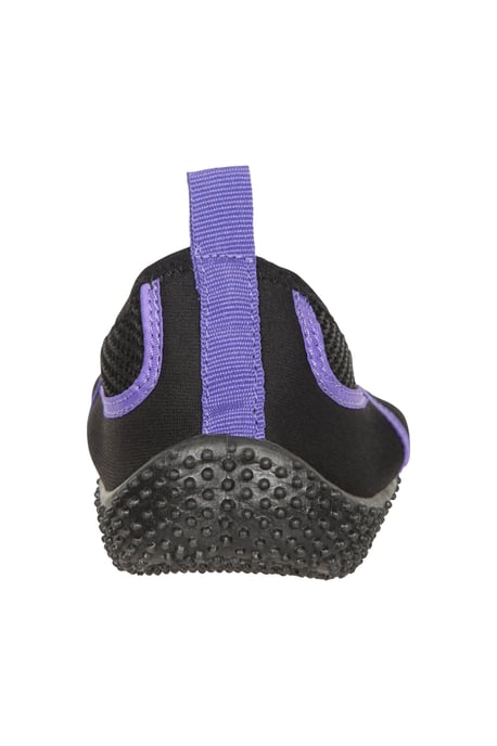 'Bermuda' Women's Aqua Shoe with Top Mesh Panel Slip On Summer Beach Sandals Purple - Image 3