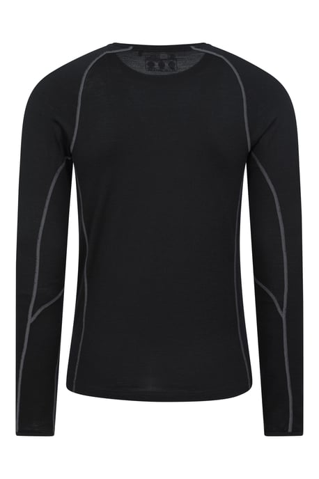 'Asgard' Men's Merino Top & Pant Set Quick Drying Walking Skiing Activewear Black - Image 4