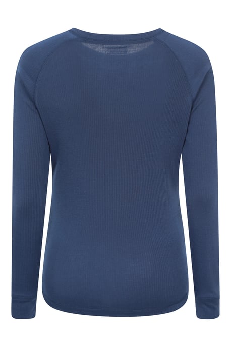 'Talus' Women's Long Sleeve Top Quick Dry Round Neck Thermal Base Layer Navy - Image 5