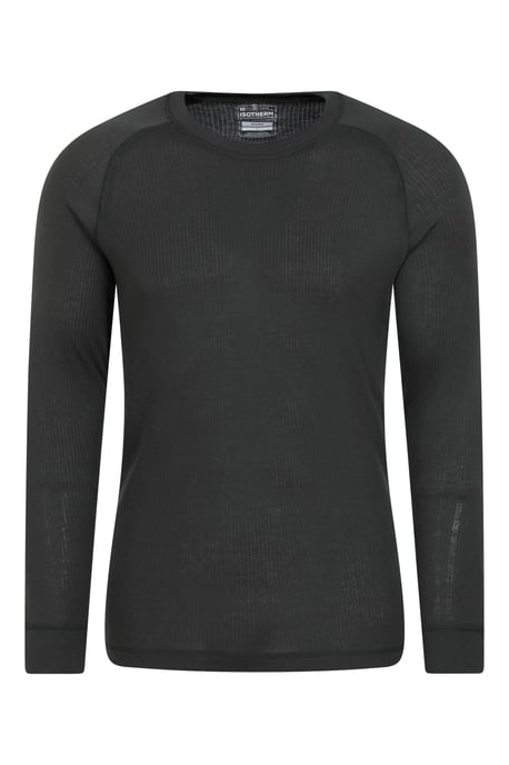 'Talus' Men's Thermal Base Layer Gym Top Long Sleeve Moisture Wicking - Pack of 2 Dark Grey - Image 2