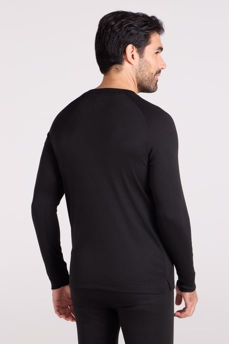'Talus' Men's Thermal Top & Pant Skiing Winter Warm Gym Set Black - Image 4