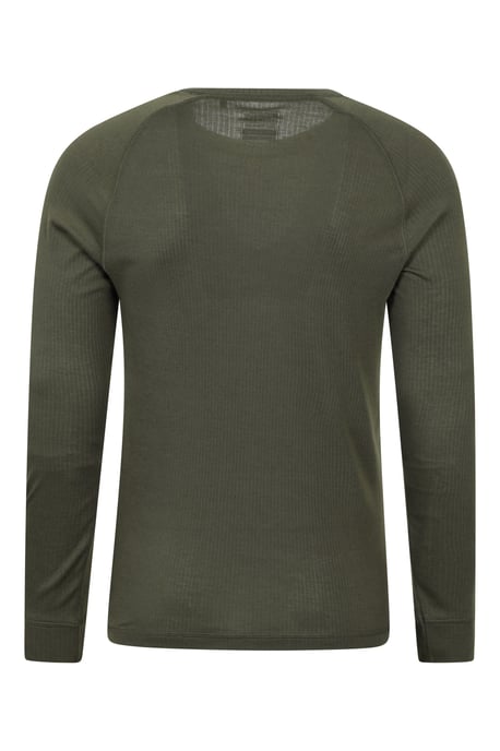 'Talus' Men's Thermal Top & Pant Skiing Winter Warm Gym Set Khaki - Image 4