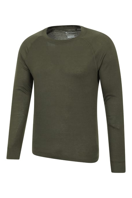 'Talus' Men's Thermal Top & Pant Skiing Winter Warm Gym Set Khaki - Image 5