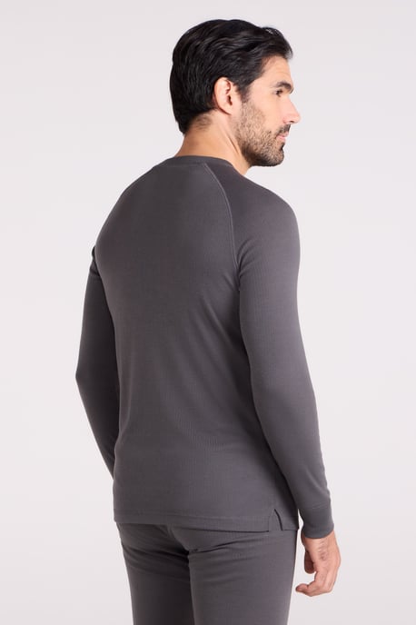 'Talus' Men's Thermal Top & Pant Skiing Winter Warm Gym Set Charcoal - Image 4
