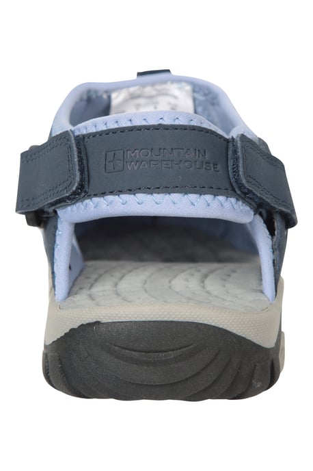 'Trek' Women's Shandal EVA Midsole Slip On Summer Beach Sandals Pale Blue - Image 3