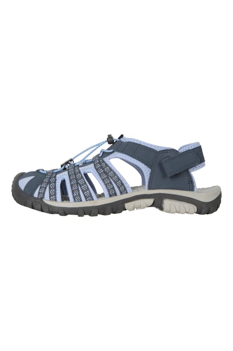 'Trek' Women's Shandal EVA Midsole Slip On Summer Beach Sandals Pale Blue - Image 4
