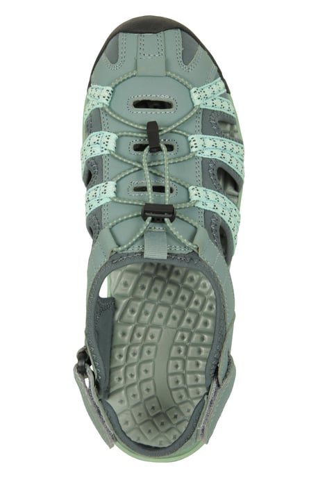 'Trek' Women's Shandal EVA Midsole Slip On Summer Beach Sandals Grey - Image 5