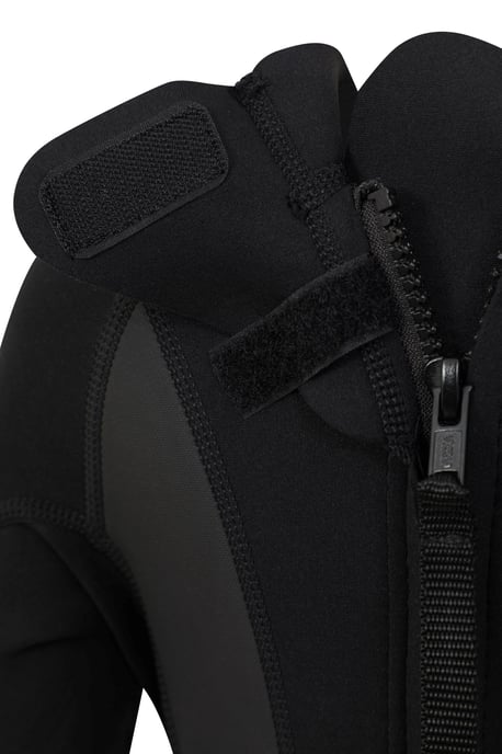 Kids Full Wetsuit Neoprene Fabric Sun Protection Surf Diving Swimwear Black - Image 5
