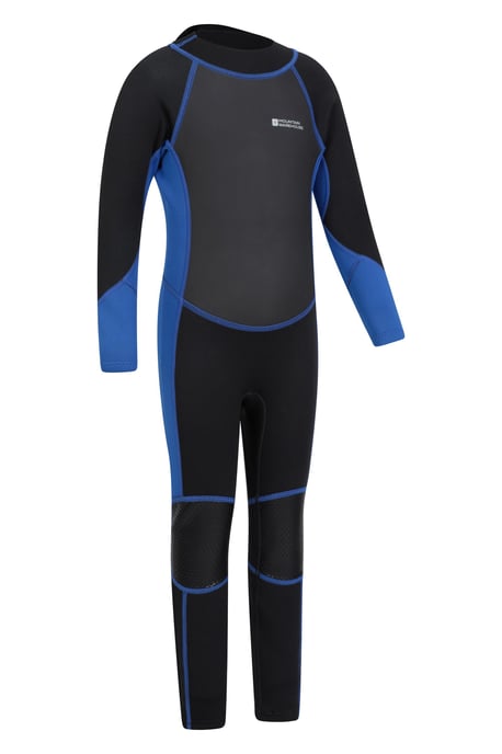 Kids Full Wetsuit Neoprene Fabric Sun Protection Surf Diving Swimwear Charcoal - Image 3