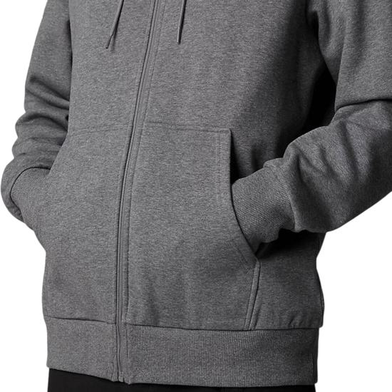 The North Face Mens Simple Dome Full Zip Hoodie Grey - Image 5
