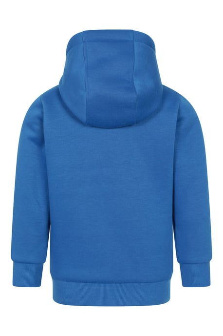 'Nordic II' Kids Full Zip Hoodie Sherpa Fleece Lined Winter Warm Jumper Blue - Image 3