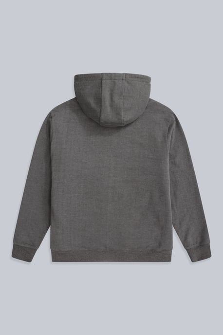 'Samuel' Men's Hoodie Sherpa Lined Drawcord Adjustable Hood Cosy Jumper Forest Green - Image 5