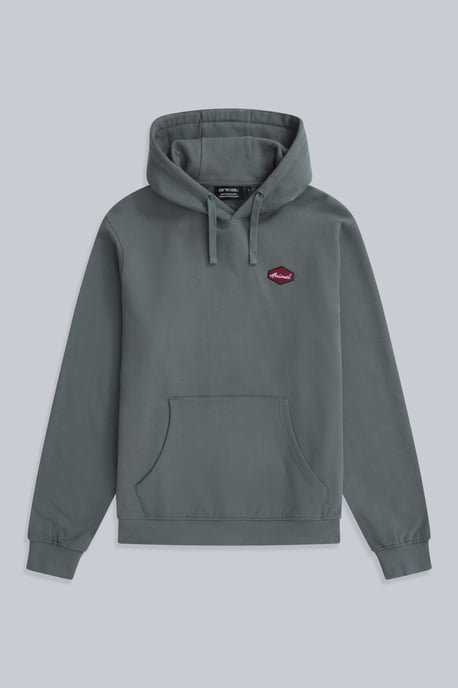 'River' Men's Hoodie Drawcord Adjustable Hood Cosy Pullover Green - Image 6
