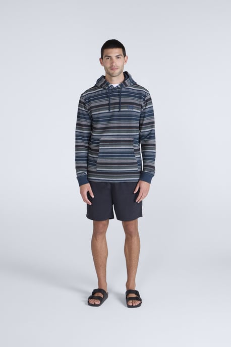 'Loyal' Men's Beach Hoodie with Kangaroo Pocket Warm Cosy Pullover Khaki - Image 4