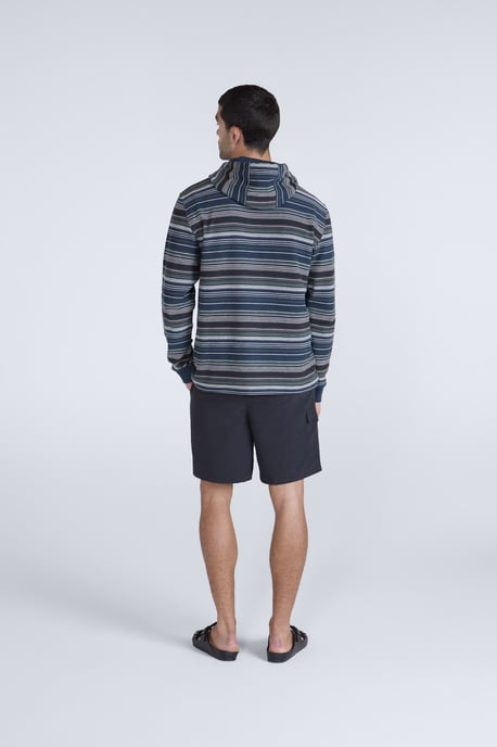 'Loyal' Men's Beach Hoodie with Kangaroo Pocket Warm Cosy Pullover Khaki - Image 5