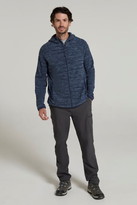 'Snowdon II' Men's Hoodie Breathable Comfy Casual Jumper Blue - Image 2
