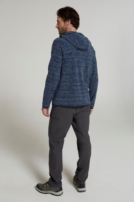 'Snowdon II' Men's Hoodie Breathable Comfy Casual Jumper Blue - Image 3