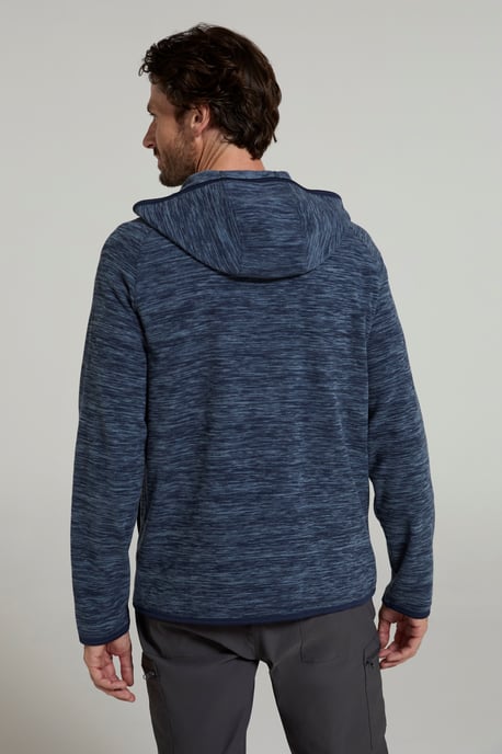 'Snowdon II' Men's Hoodie Breathable Comfy Casual Jumper Blue - Image 4