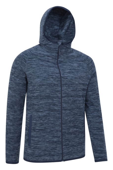 'Snowdon II' Men's Hoodie Breathable Comfy Casual Jumper Blue - Image 6