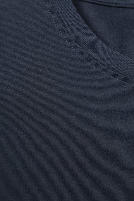 Padstow Printed Men's T-Shirt Cotton Breathable Summer Casual Tee Navy - Image 5