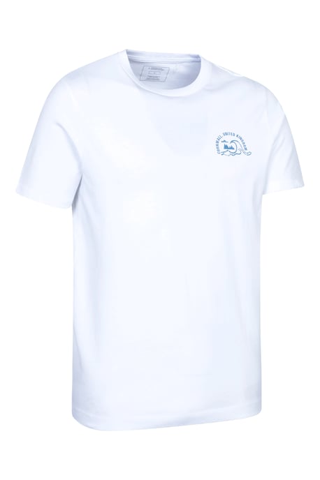 Regional Men's Cornwall T-Shirt Breathable Casual Everyday Tee White - Image 2