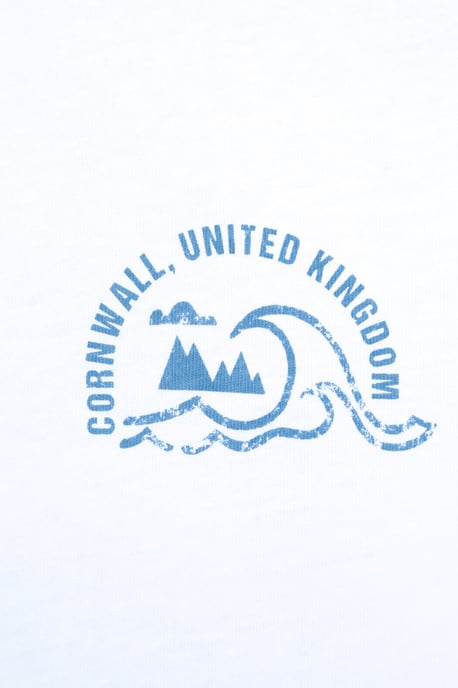 Regional Men's Cornwall T-Shirt Breathable Casual Everyday Tee White - Image 6