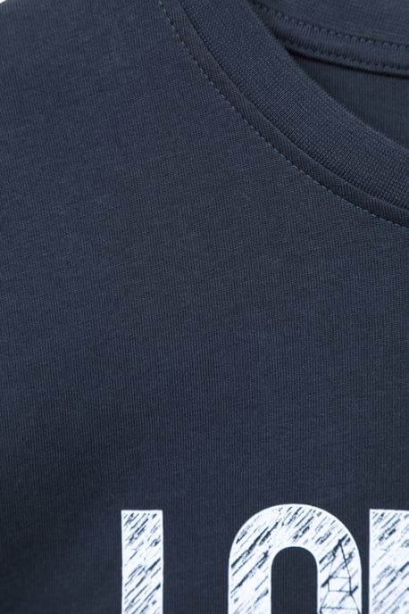 Regional Men's London T-Shirt Cotton Sun Protection Breathable Casual Tee Navy - Image 5
