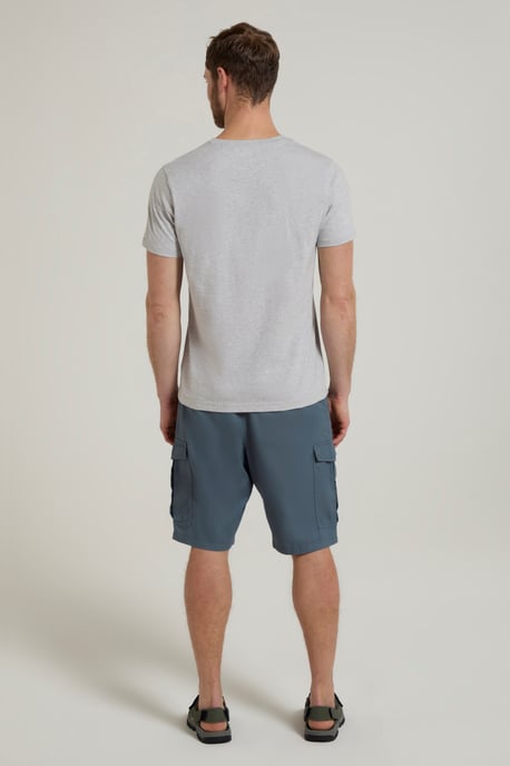 Great British Weather Men's T-Shirt Breathable Summer Casual Tee Grey - Image 3