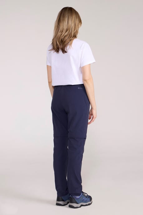 'Explorer' Women's Trousers Quick Drying UV Protection Hiking Pants Navy - Image 4
