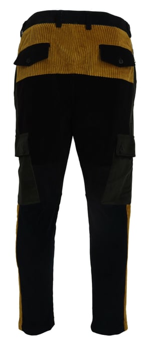 Korduroy Cargo Broeken Patchwork Stijl - Image 3