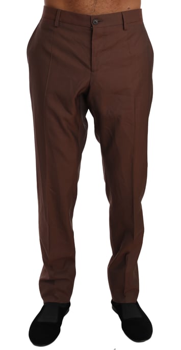 Klassieke Pasvorm Wol Broek - Image 1