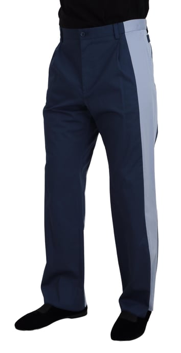 Klassieke Plissé Broek Navy Blauw - Image 2